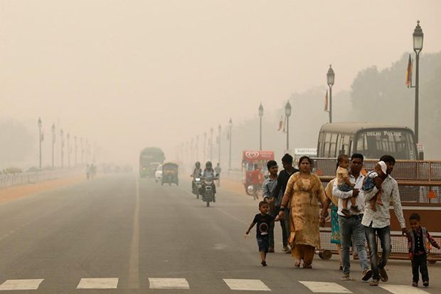 Polusi Udara Memburuk India Berlakukan Darurat Kesehatan